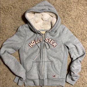 Hollister faux fur jacket